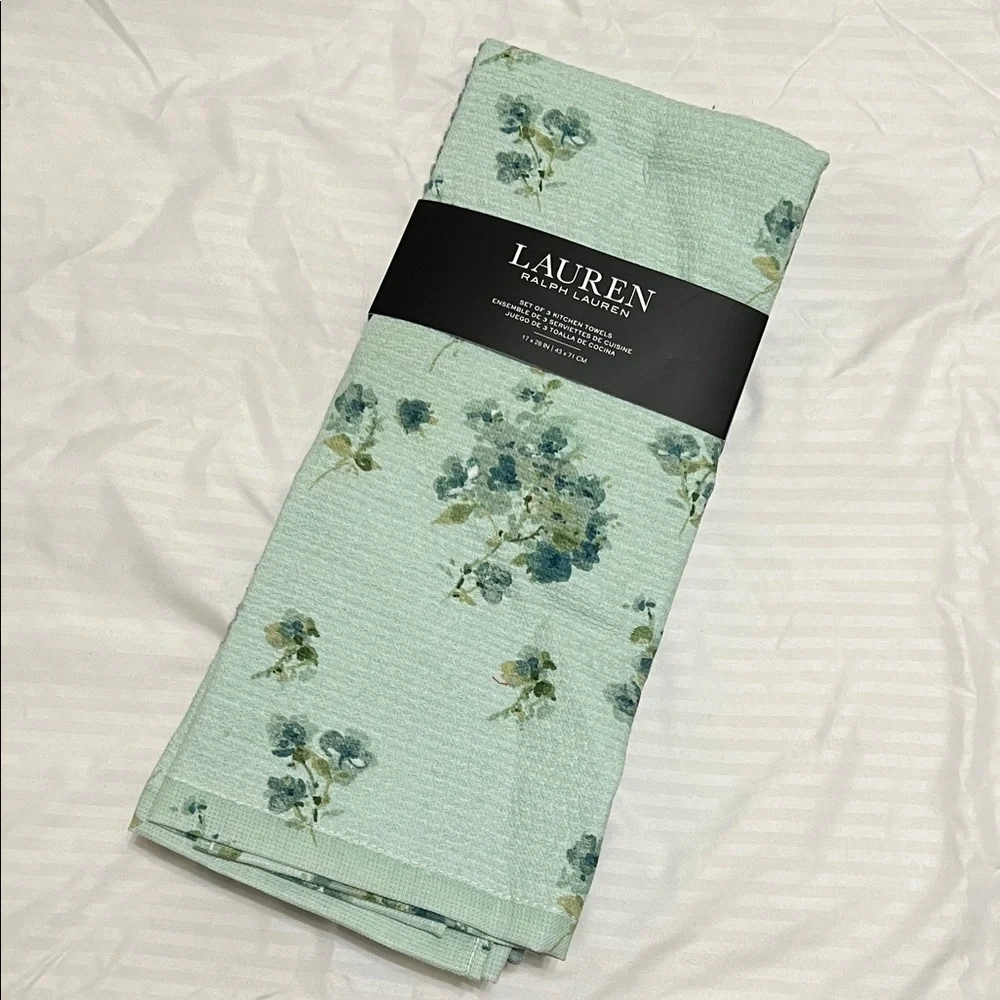 Lauren Ralph Lauren Kitchen Towels set of 3